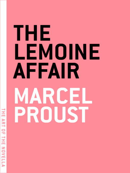 Title details for The Lemoine Affair by Marcel Proust - Available